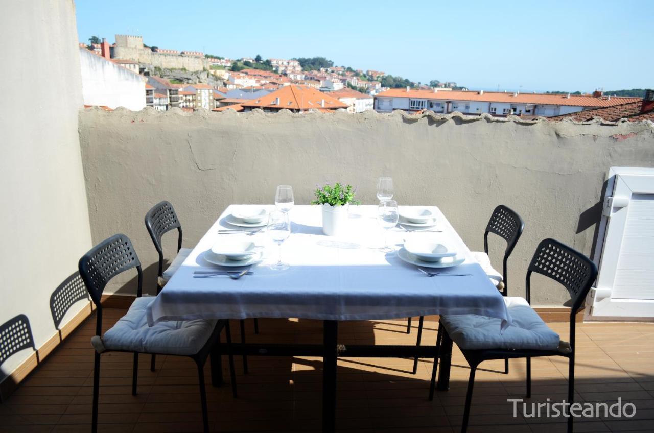 Apartament Duplex Pleamar - Gran Terraza En El Centro San Vicente De La Barquera Zewnętrze zdjęcie